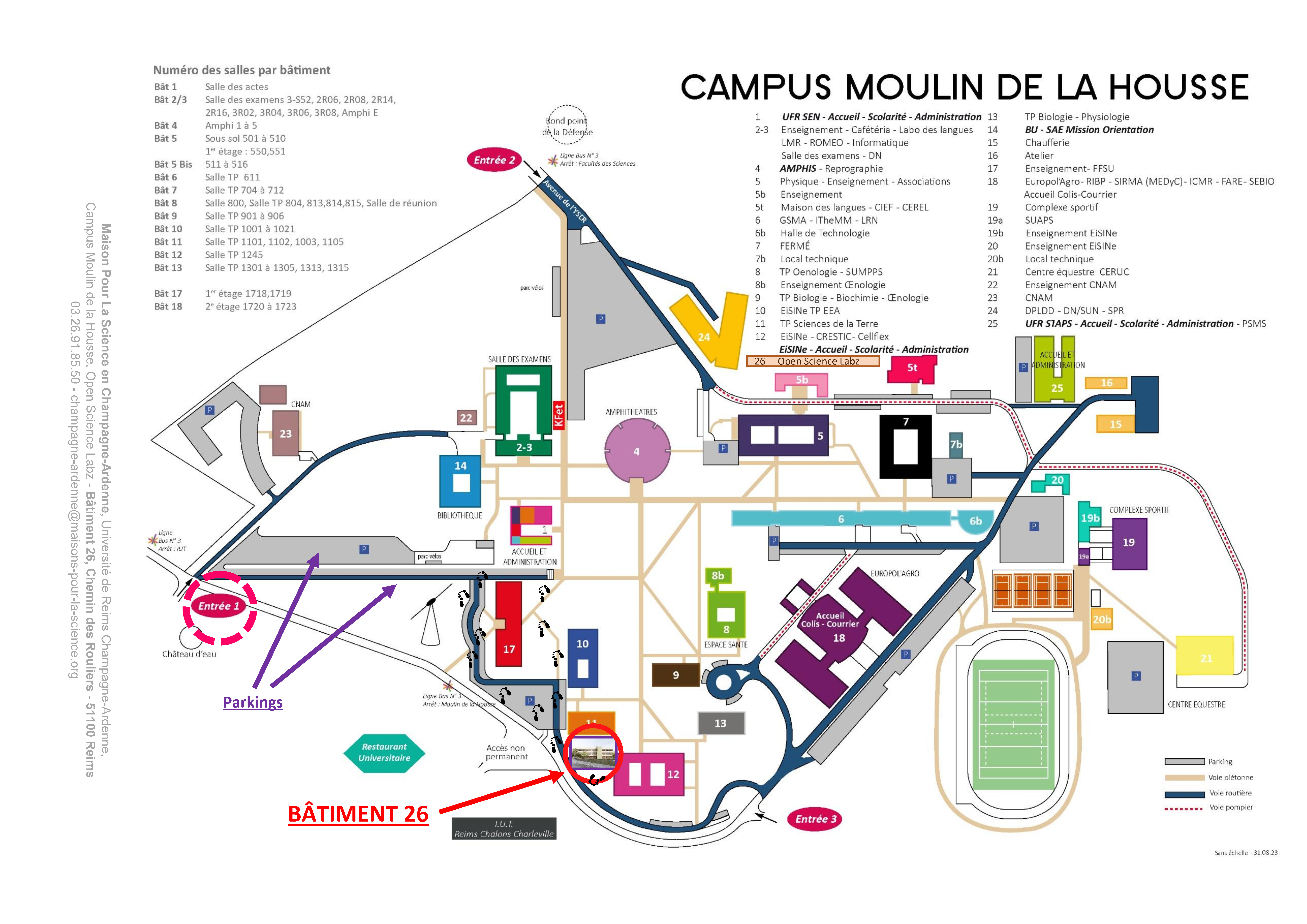 plan accès OSL